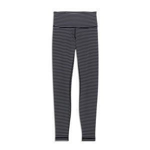 Lululemon Parallel Stripe Black White Wunder Under